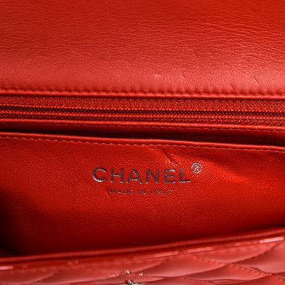 Chanel Patent Calfskin Quilted Mini Rectangular Flap Red 7 of 8