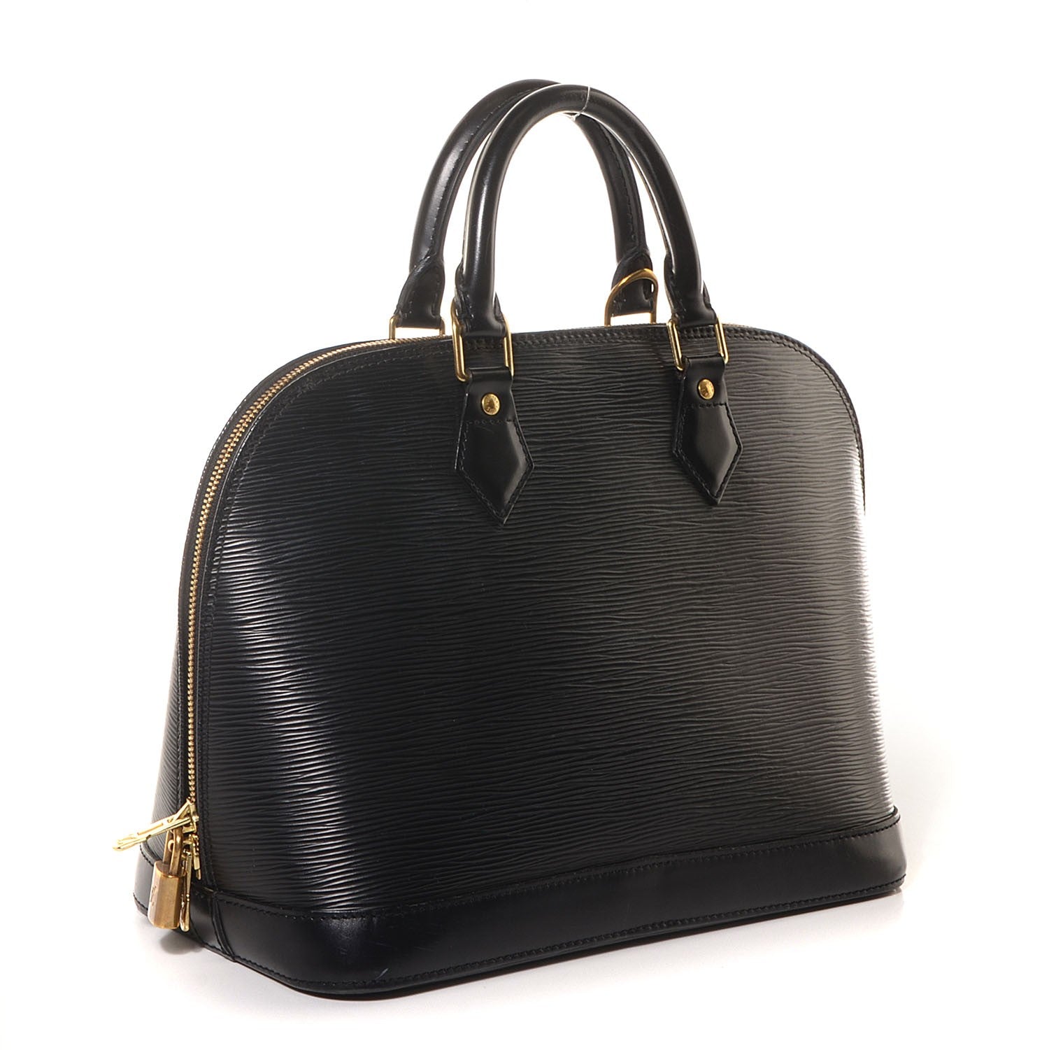 Louis Vuitton Epi Alma PM Black 3 of 7