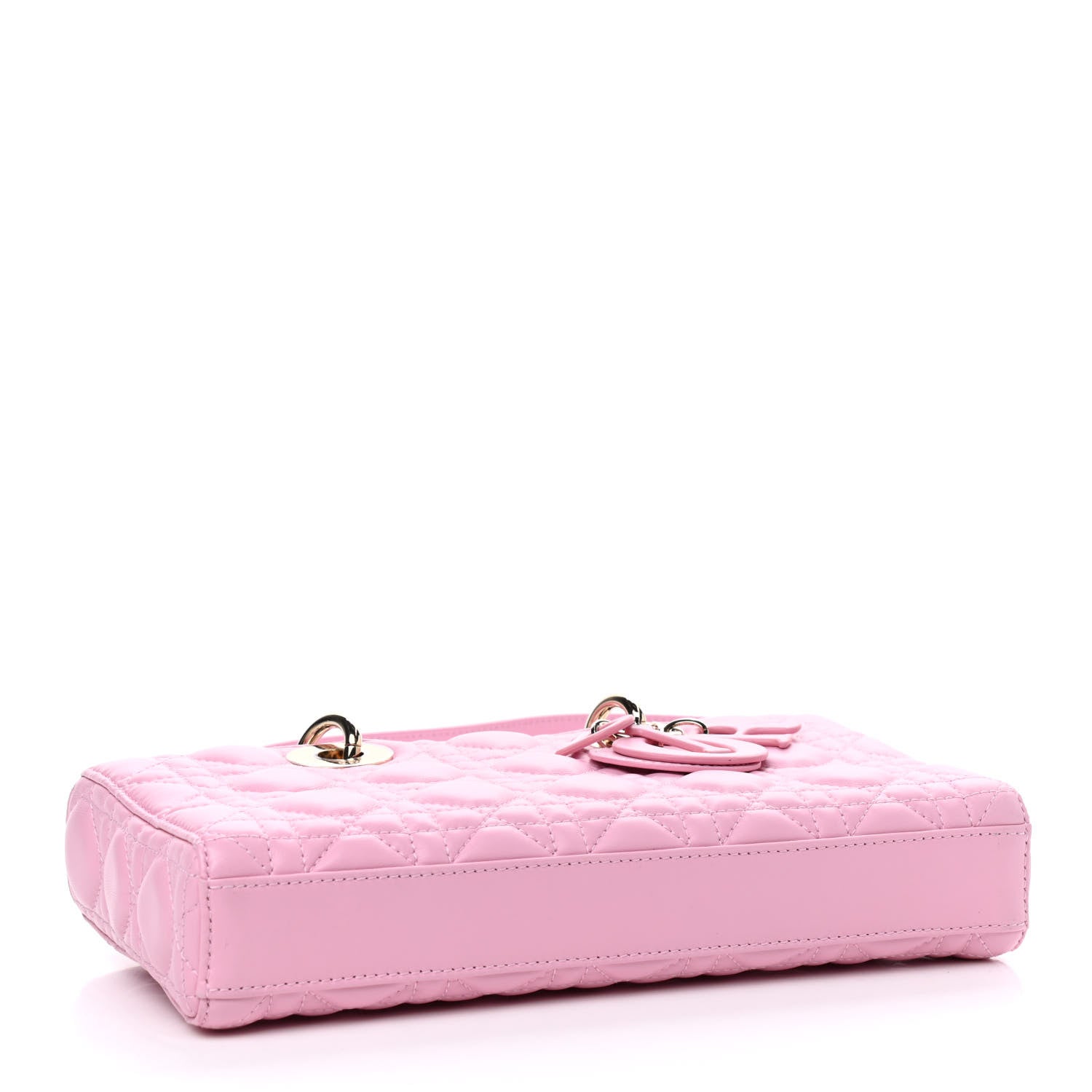 Christian Dior Lambskin Cannage East West Lady Dior Light Pink 4 of 9