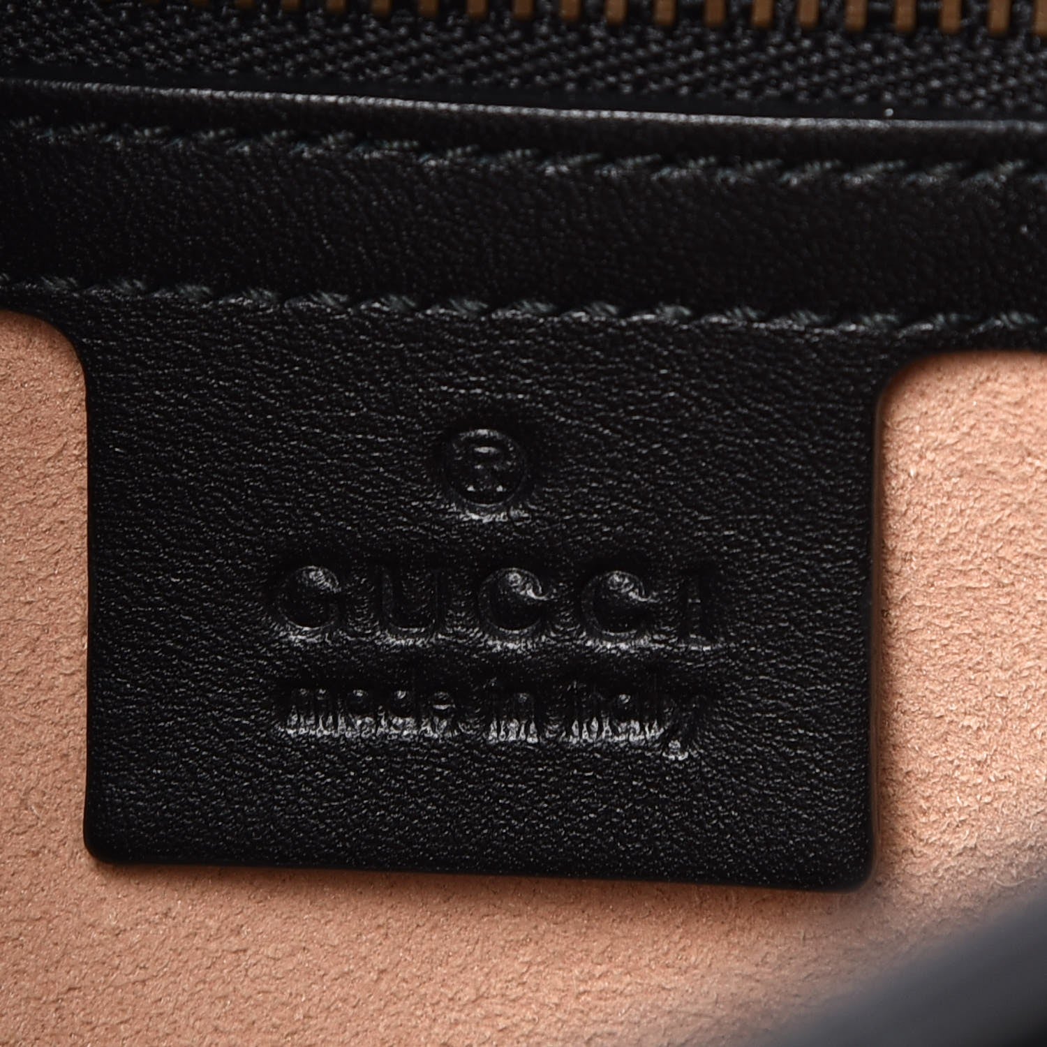 Gucci Calfskin Matelasse Medium GG Marmont Shoulder Tote Bag Black 6 of 7