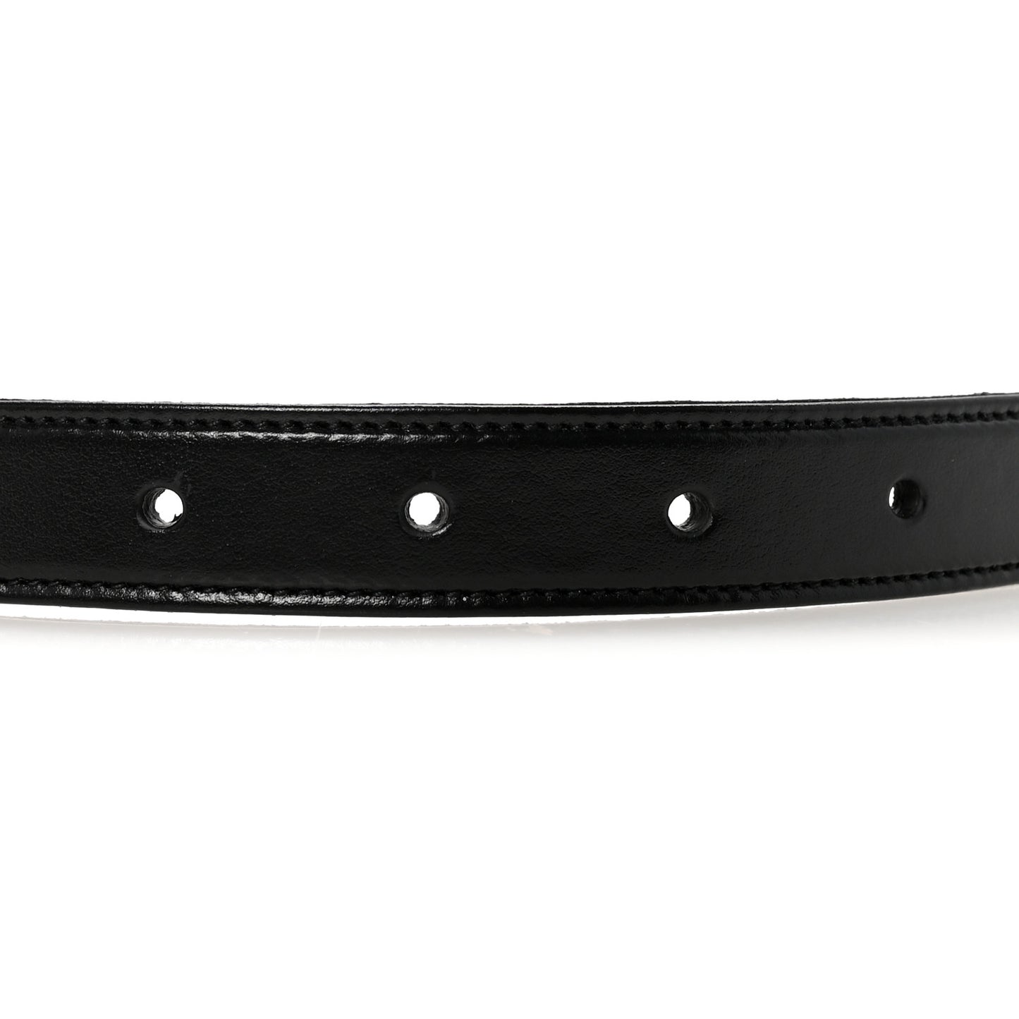 Calfskin GG Marmont Thin Chain Belt 85 34 Black
