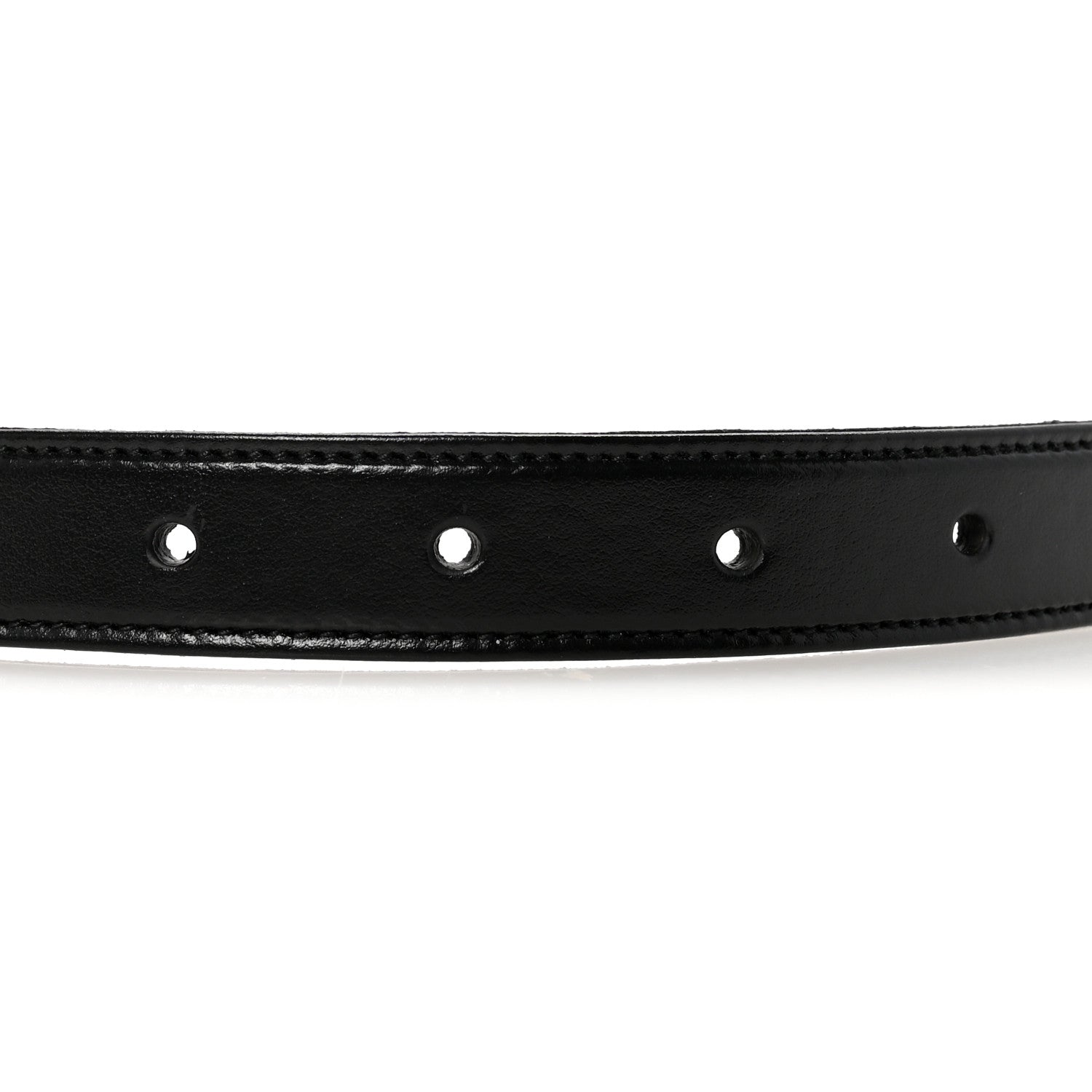 Gucci Calfskin GG Marmont Thin Chain Belt 85 34 Black 3 of 6