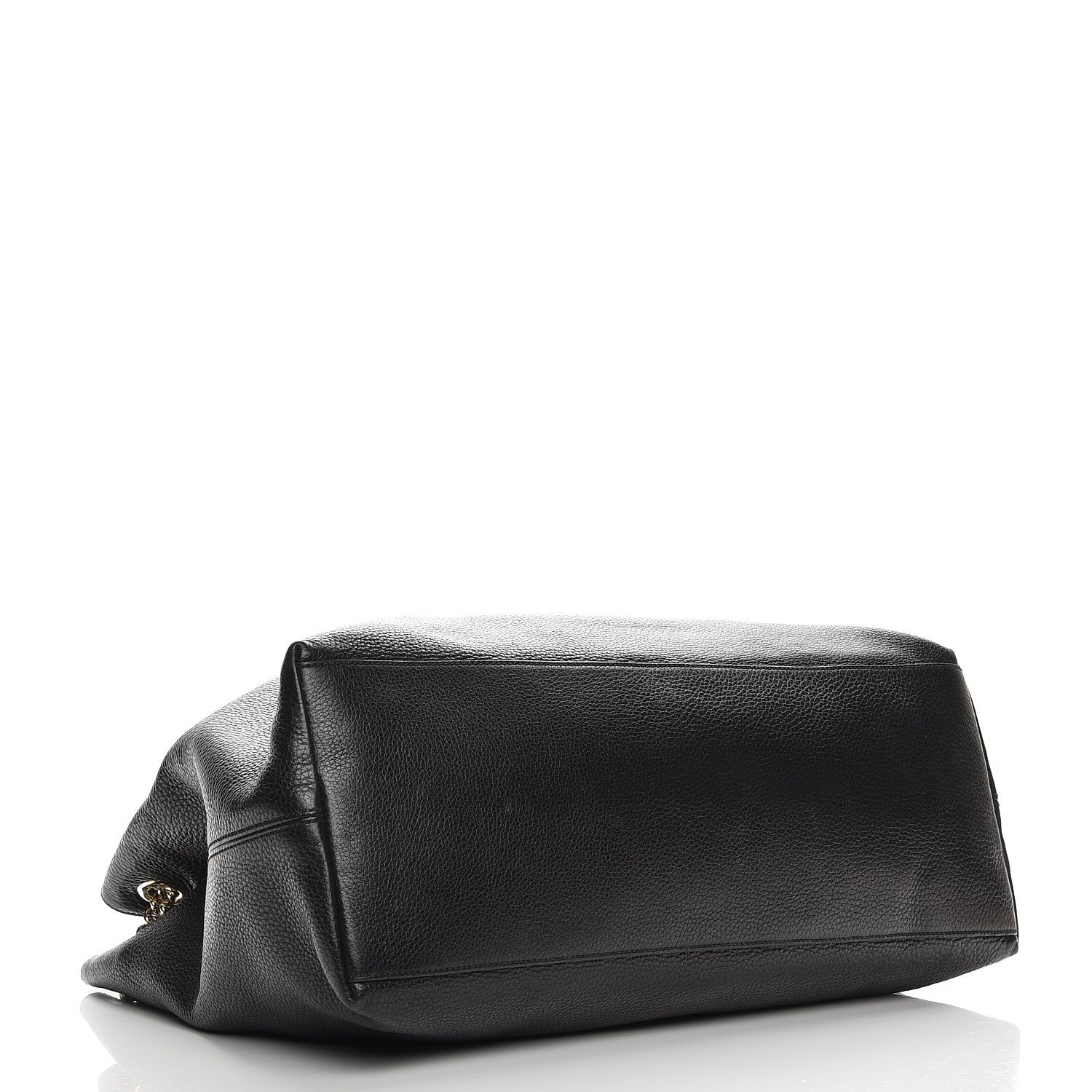 Gucci Pebbled Calfskin Large Soho Chain Shoulder Bag Black 4 of 10