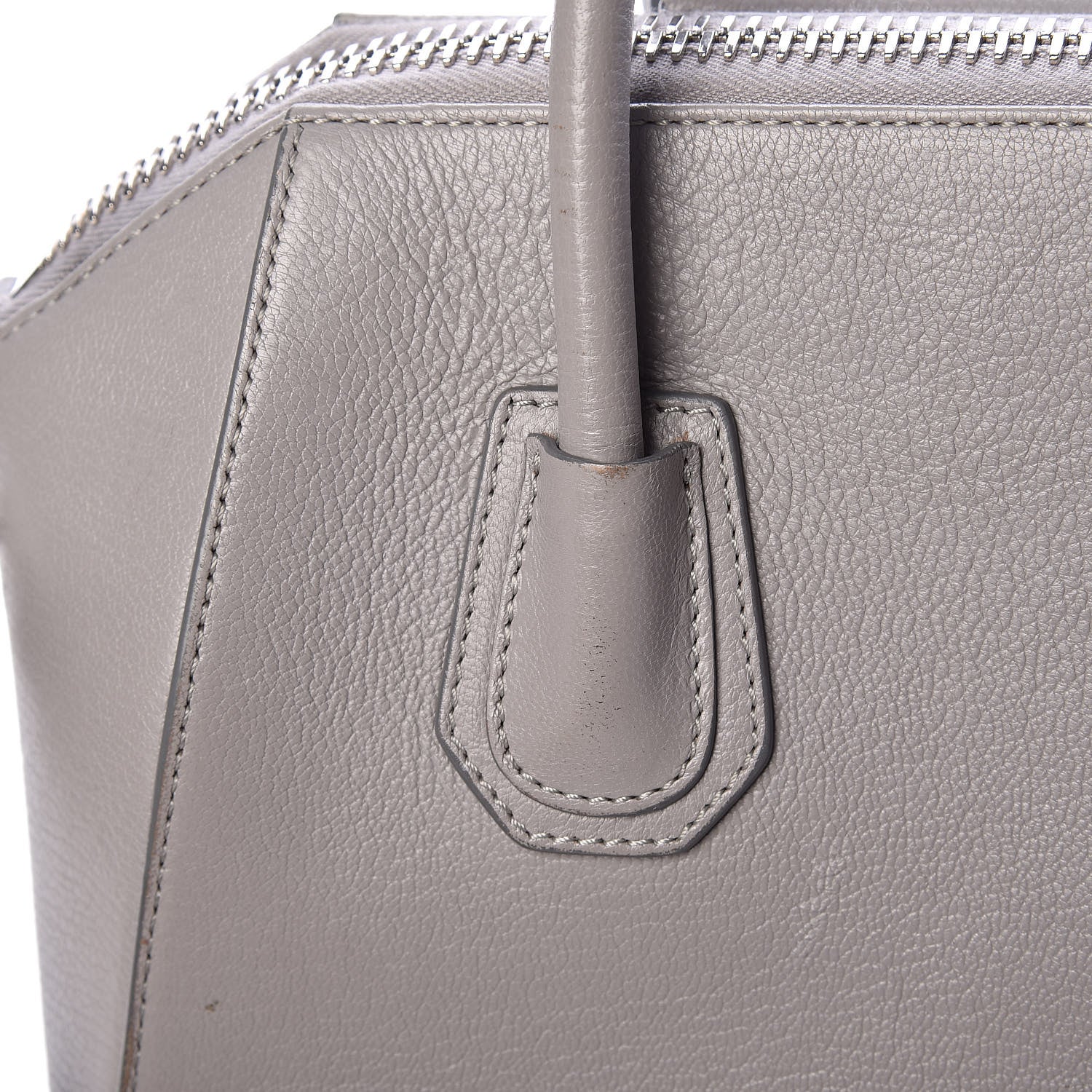 Givenchy Sugar Goatskin Small Antigona Pearl Grey 10 of 13