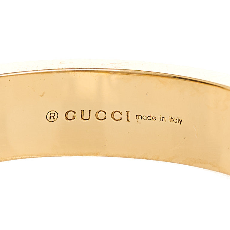 Gucci 18K Yellow Gold Icon Stars Band Ring 58 8.25 4 of 7