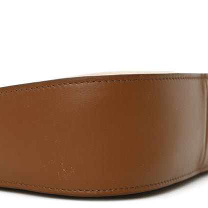 The Row Smooth Calfskin Half Moon Shoulder Bag Chestnut 8 of 9