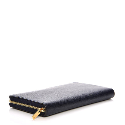 Celine Calfskin Large Zip Around Multifunction Wallet Midnight 4 of 7