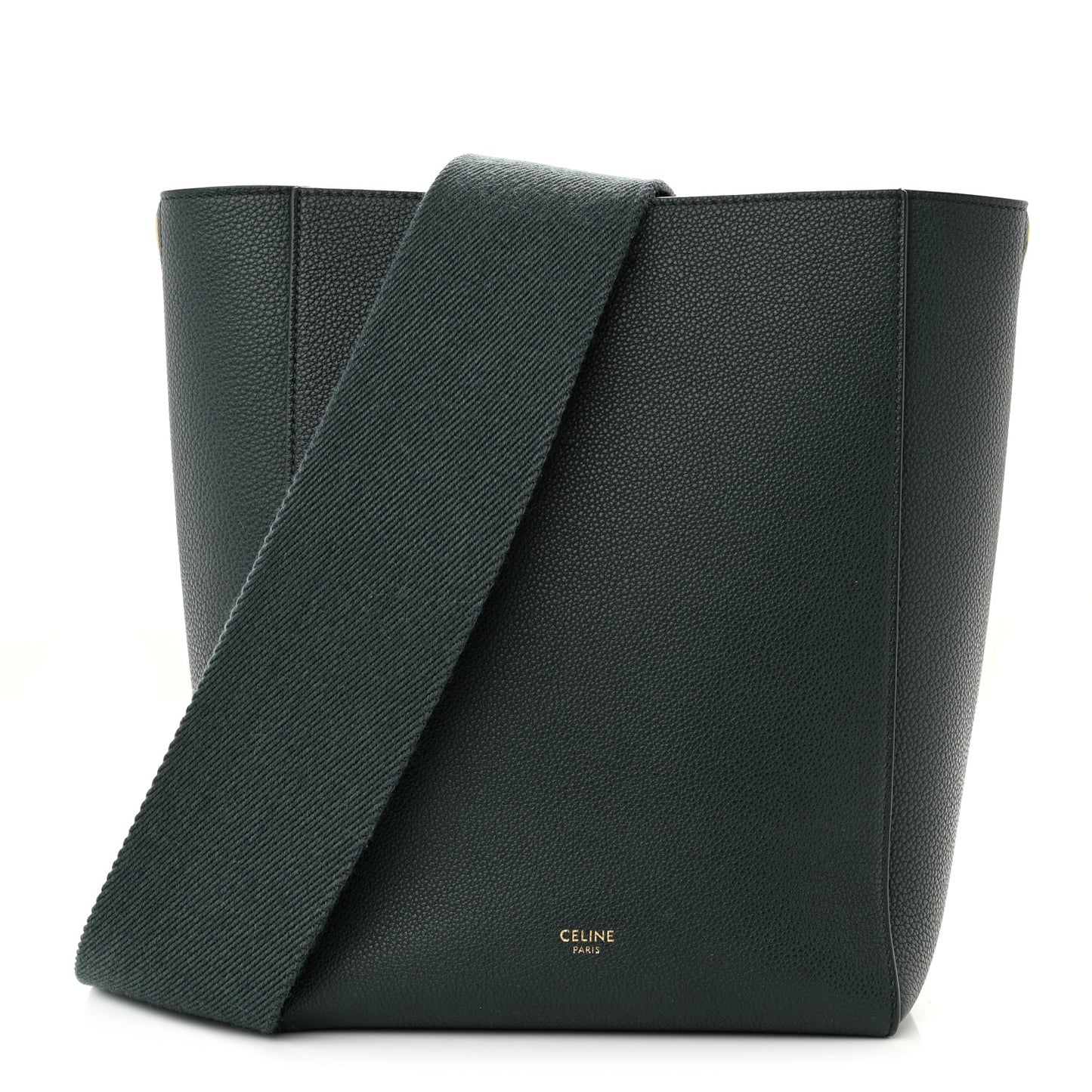 Soft Grained Calfskin Small Sangle Bucket Bag Amazone