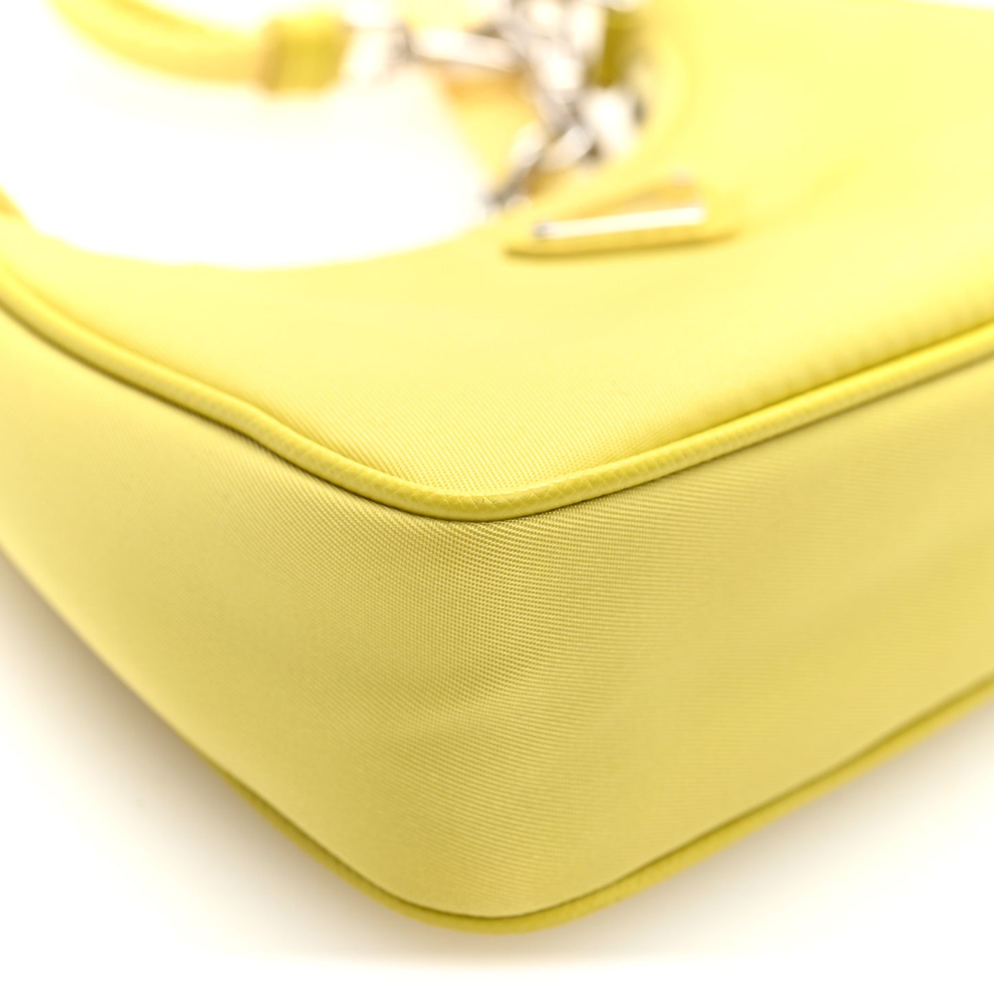 Tessuto Nylon Saffiano Mini Re-Edition 2000 Shoulder Bag Ananas