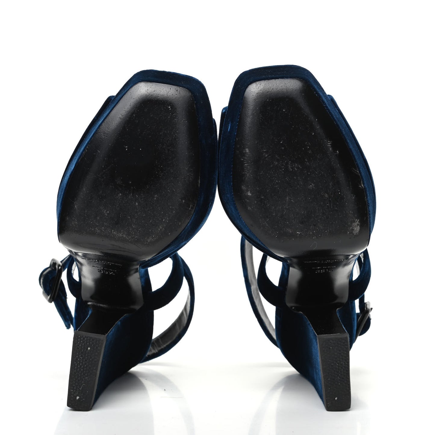 Velvet Debbie Platform Sandal 39.5 Blue
