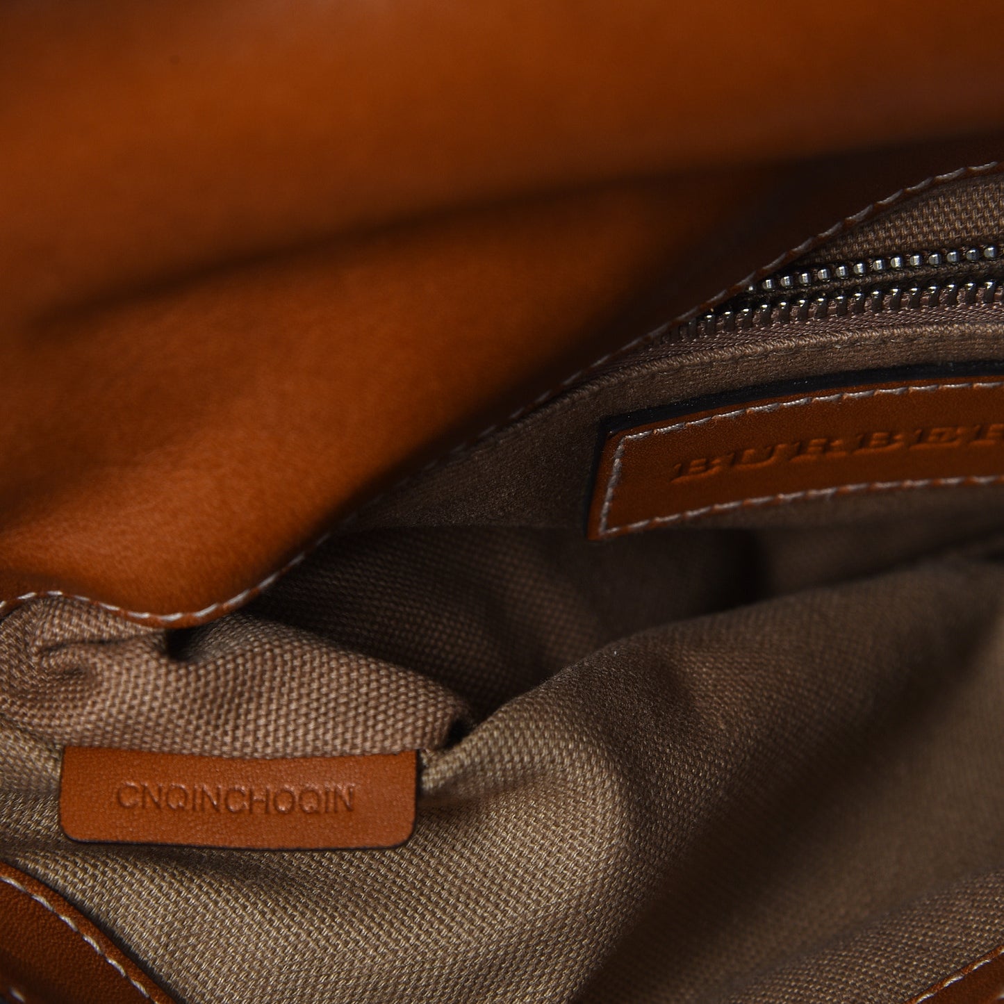 Canvas House Check Small Henham Crossbody Tan