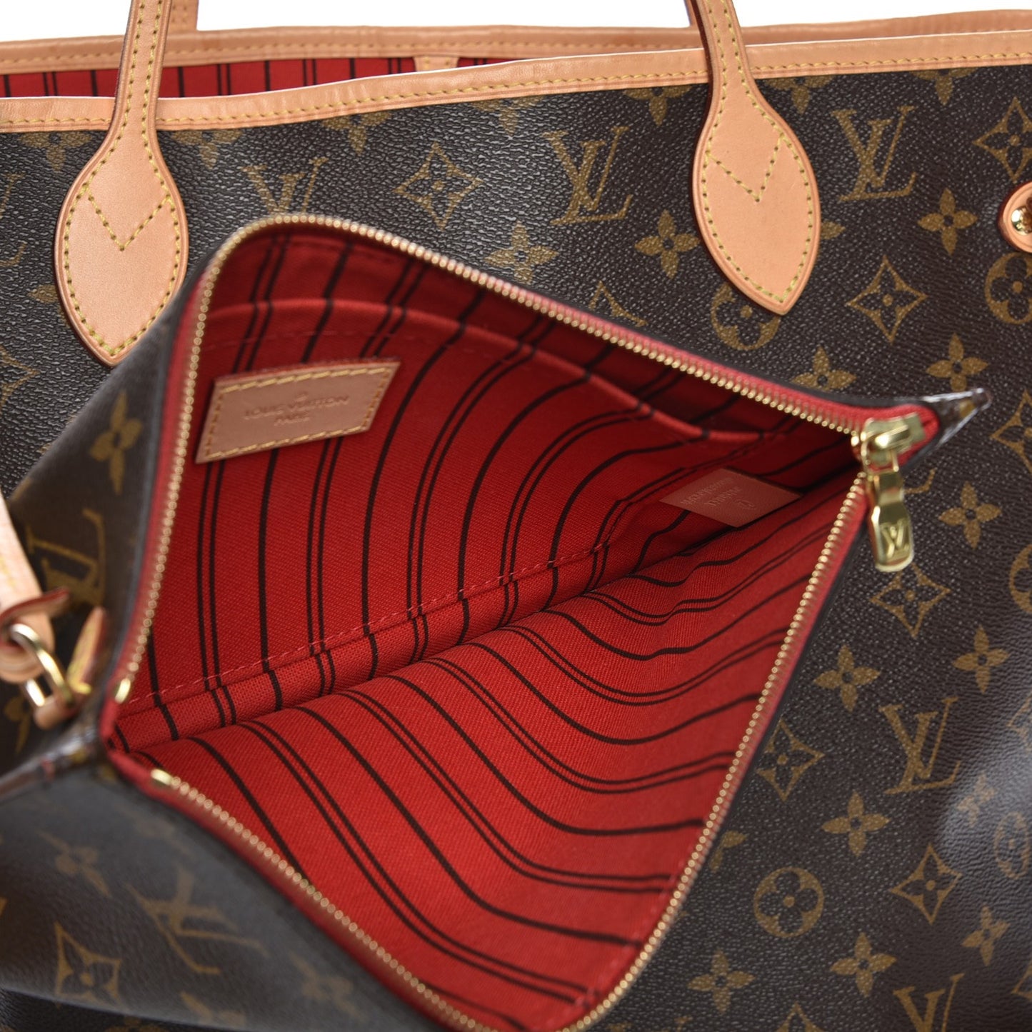Monogram Neo Neverfull MM Cherry
