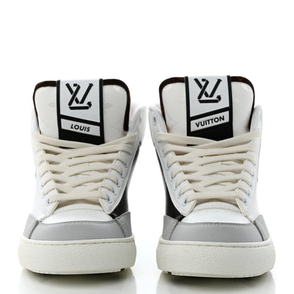 Louis Vuitton Recycled Polyester Charlie Sneakers 36 White Cacao Brown 2 of 10