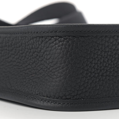 Hermes Taurillon Clemence Evelyne TPM Black 8 of 9