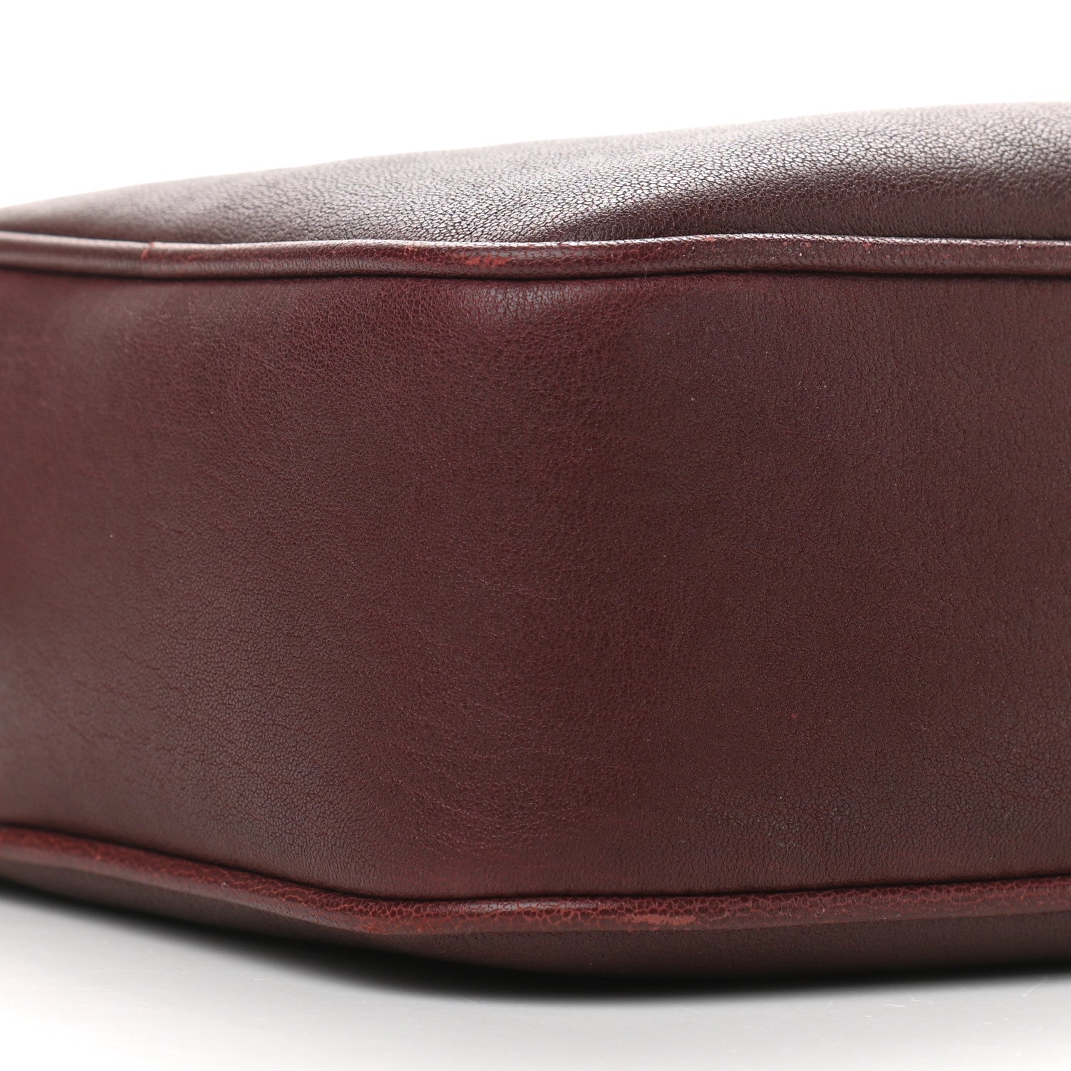 Saint Laurent Lambskin Monogram Lou Camera Bag Burgundy 5 of 14