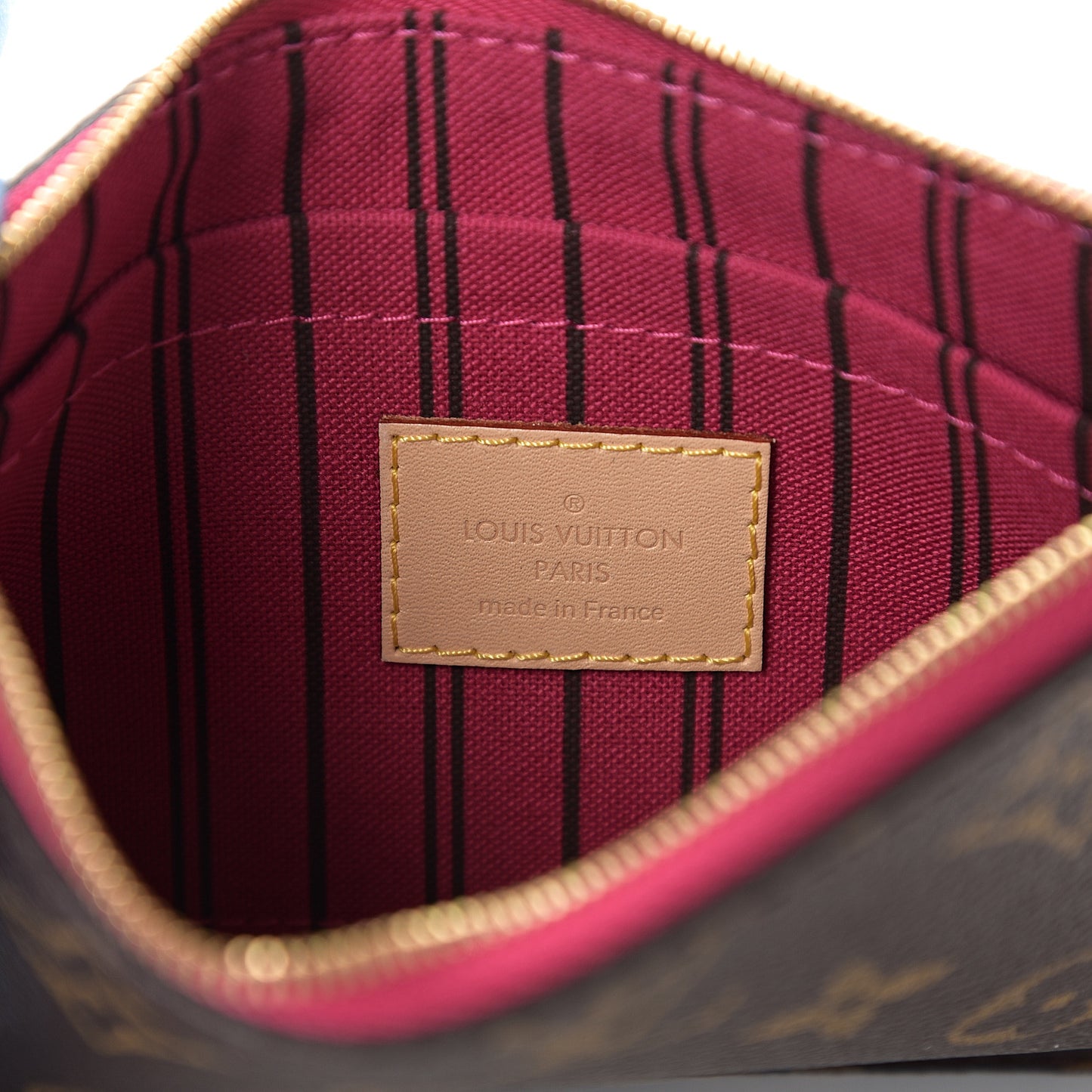 Monogram Neverfull PM Pochette Pivoine
