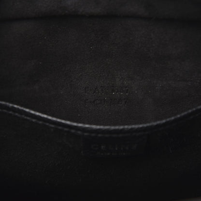 Celine Drummed Calfskin Nano Luggage Black 8 of 10