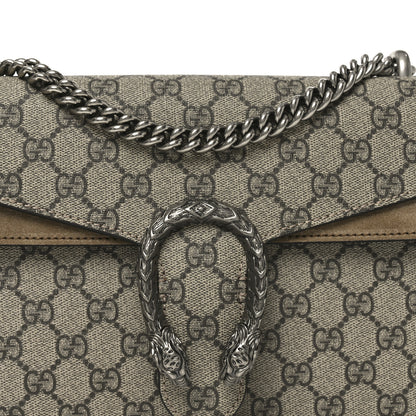 Gucci GG Supreme Monogram Small Dionysus Shoulder Bag Taupe 8 of 10