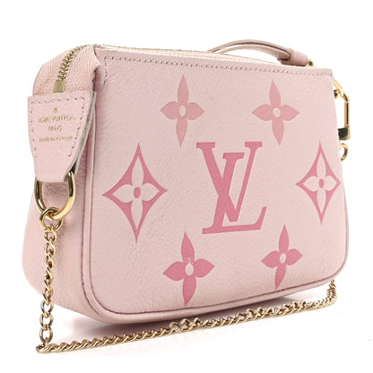 Louis Vuitton Empreinte Monogram Giant By The Pool Mini Pochette Accessories Bouton De Rose 2 of 9