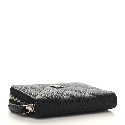 Chanel Caviar Quilted Zip Coin Purse Black 4 of 8