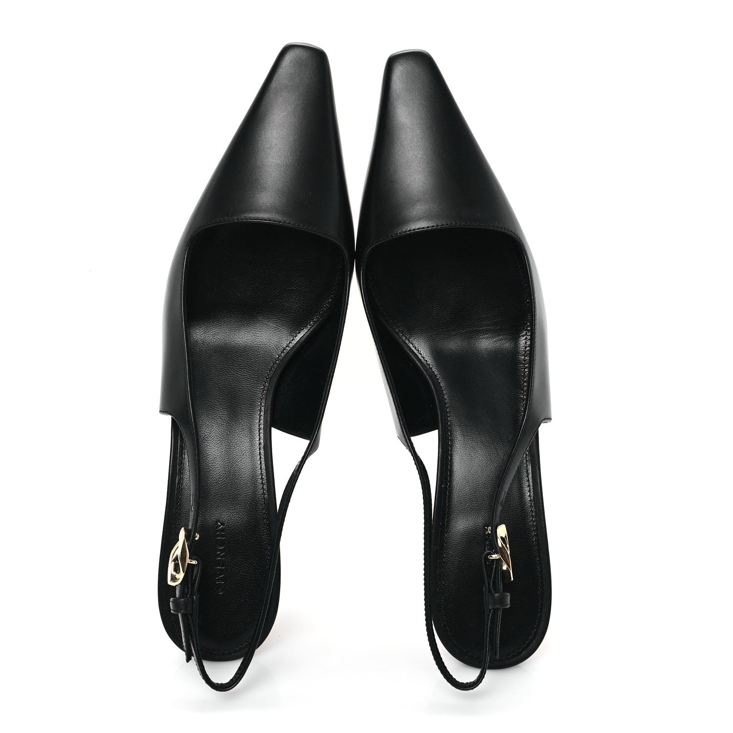 Givenchy Calfskin G Cube 50mm Slingback Pumps 37 Black 2 of 9