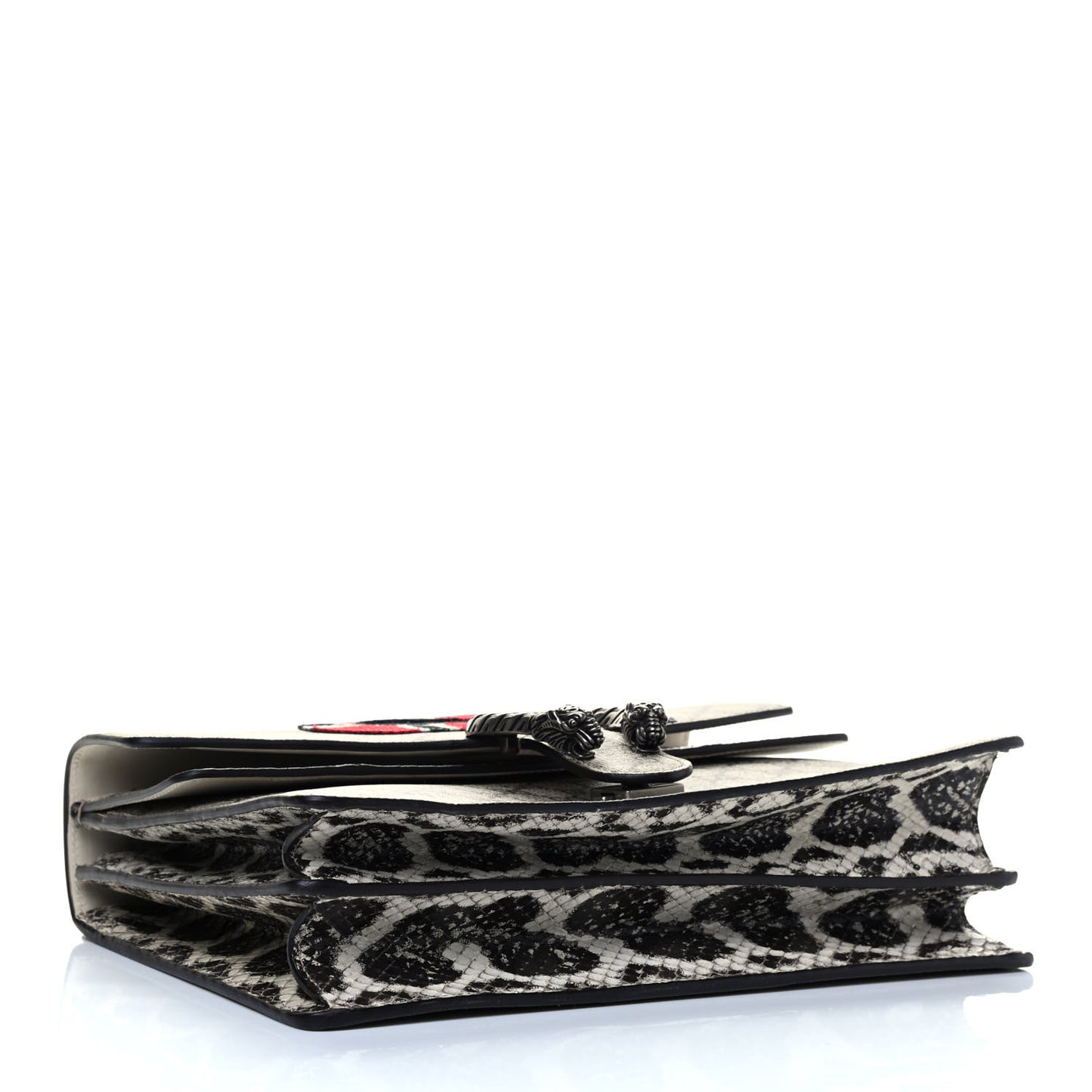 GG Supreme Monogram Kingsnake Embroidered Medium Dionysus Shoulder Bag Beige