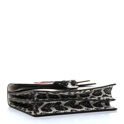 Gucci GG Supreme Monogram Kingsnake Embroidered Medium Dionysus Shoulder Bag Beige 3 of 4