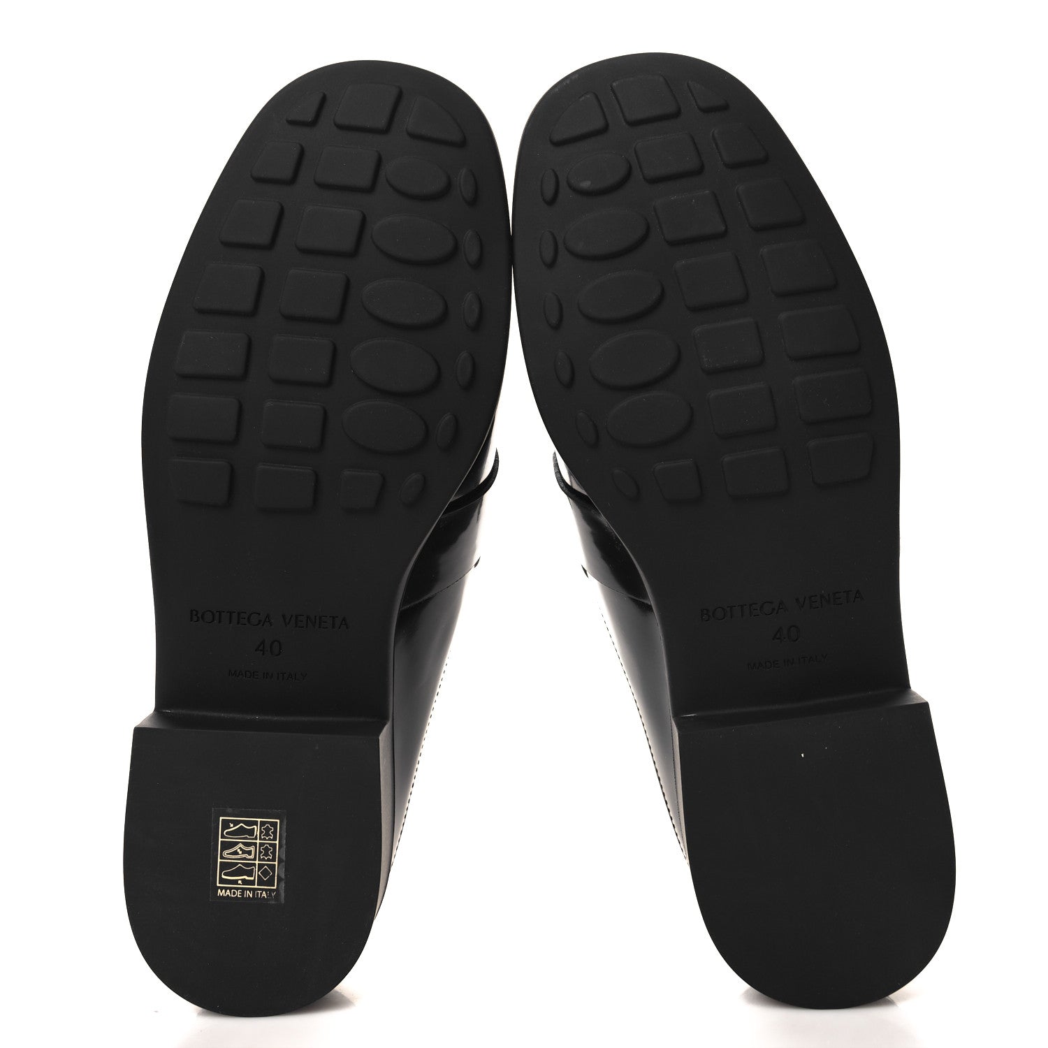 Bottega Veneta Soft Vinyl Calfskin Monsieur Loafers  40 Black 6 of 8