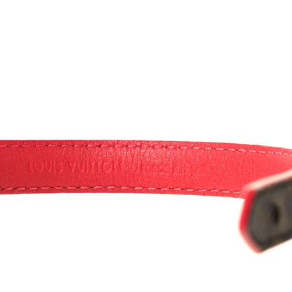 Louis Vuitton Monogram Lockit Bracelet 17 Passion Red 3 of 4