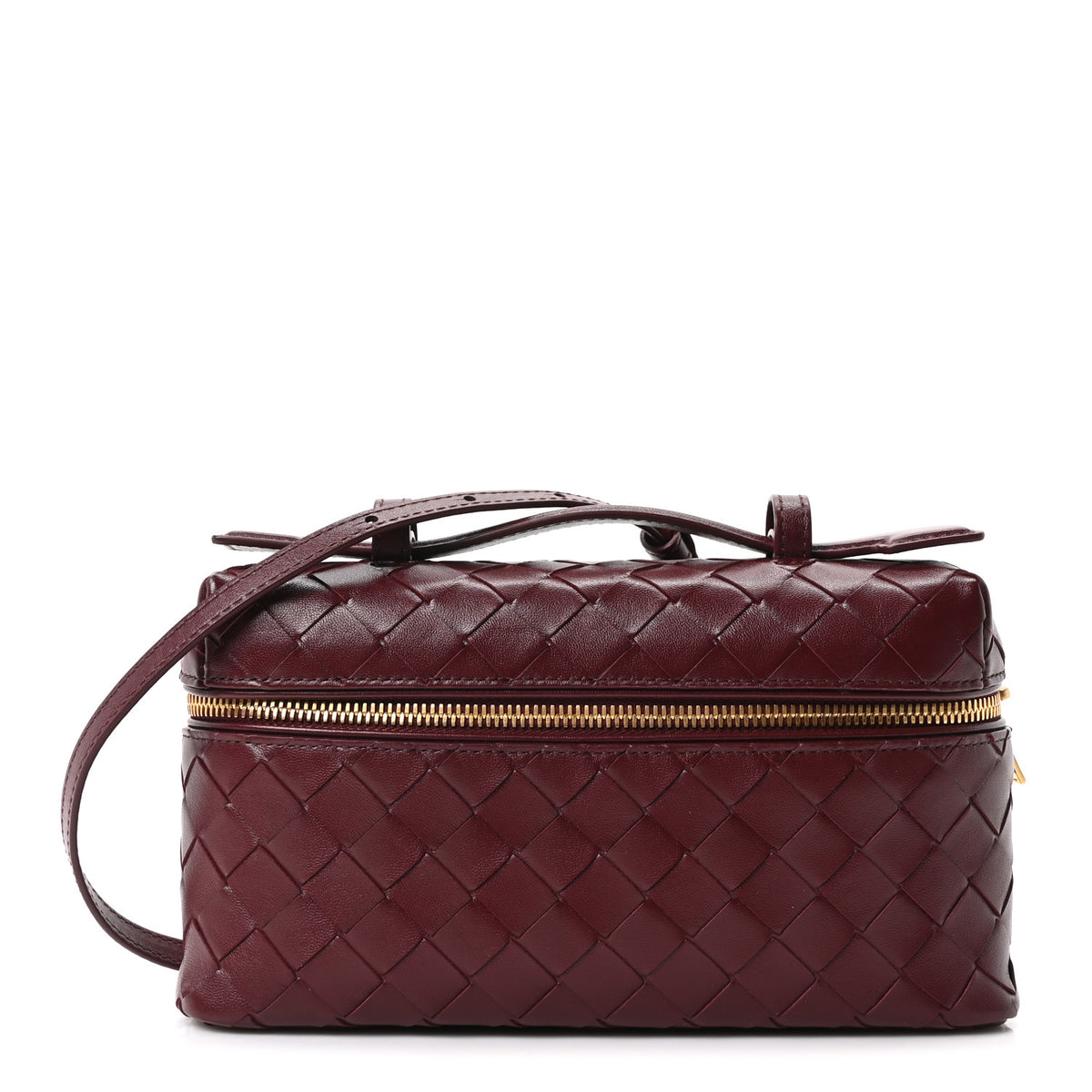 Bottega Veneta Nappa Intrecciato Bang Bang Vanity Case Barolo 1 of 10