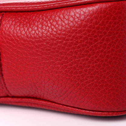 Gucci Pebbled Calfskin Small Soho Disco Bag Tabasco Red 26 of 31
