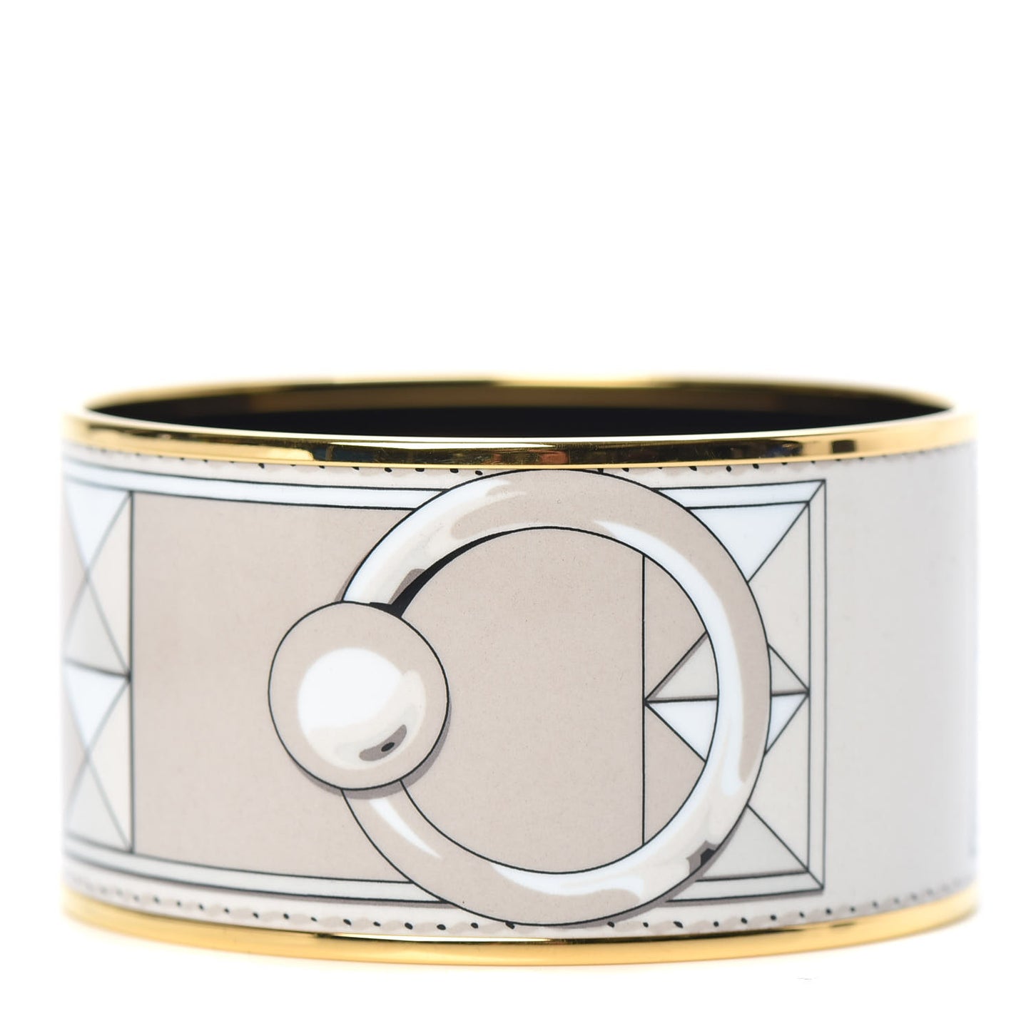 Enamel Printed Collier De Chien Extra Wide Bracelet 62