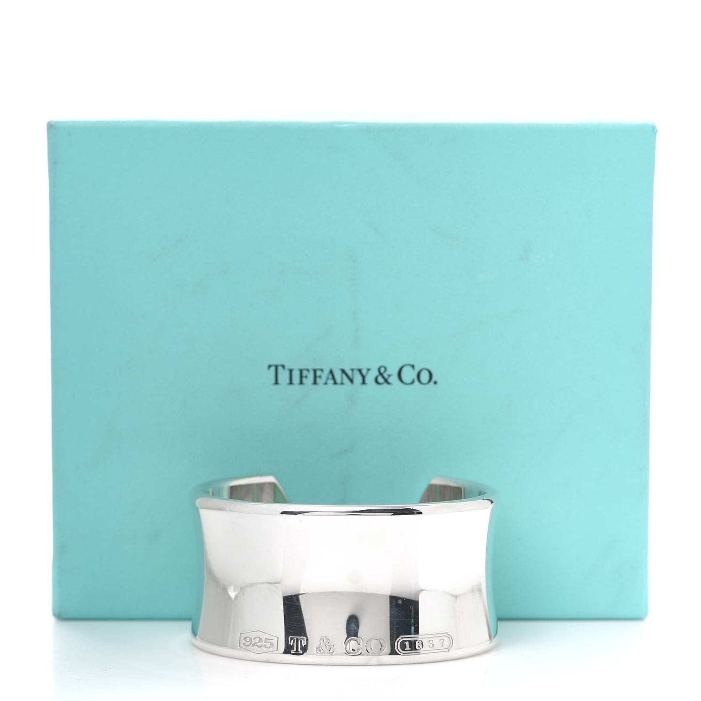 Sterling Silver Wide 1837 Cuff Bracelet