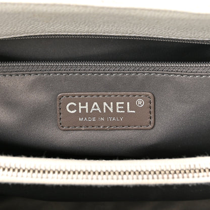 Chanel Caviar Quilted Grand Shopping Tote GST White 6 of 15
