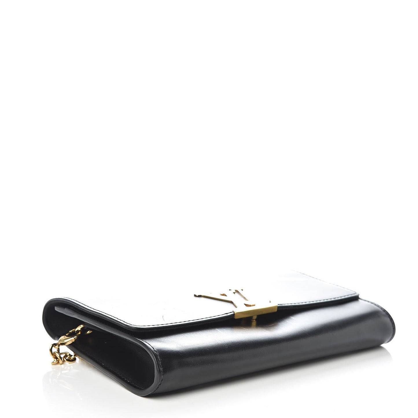 Calfskin Chain Louise GM Black