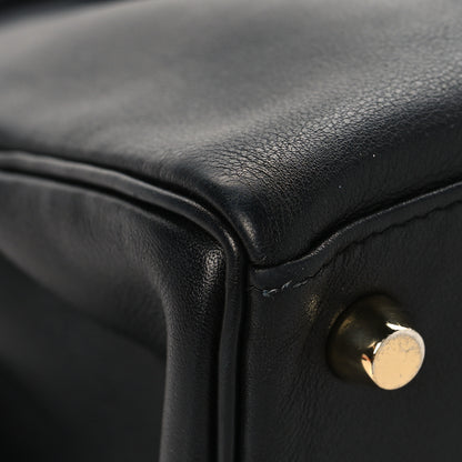 Hermes Swift Kelly Retourne 25 Black 7 of 11