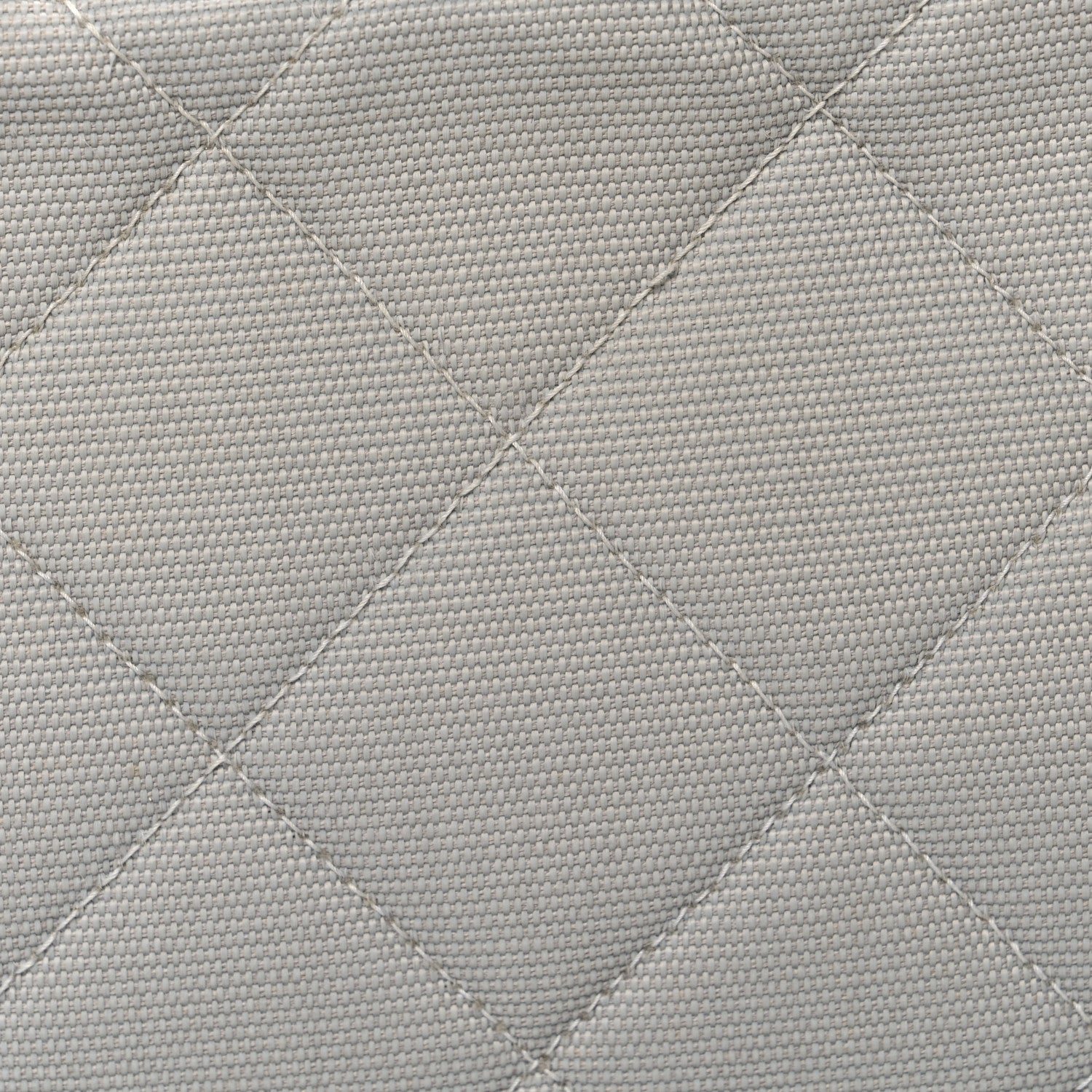 Chanel Canvas Quilted Sport Shoulder Bag Grey White 8 of 12