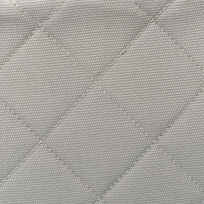 Chanel Canvas Quilted Sport Shoulder Bag Grey White 8 of 12