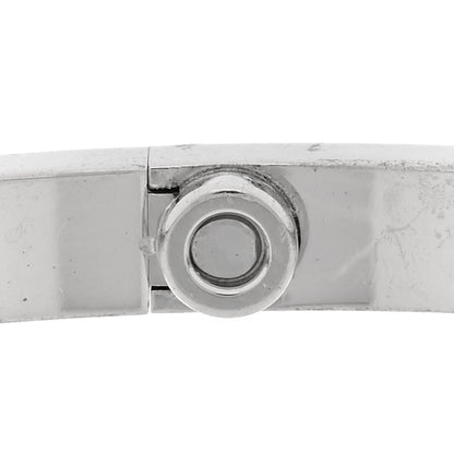 Cartier 18K White Gold 6 Diamond Small LOVE Bracelet 17 4 of 7