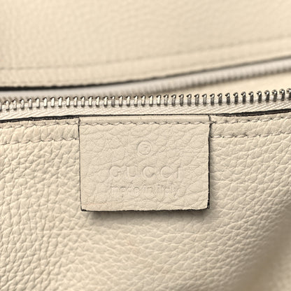Gucci Soft Calfskin Medium Jackie Top Handle Bag Antique White 6 of 14