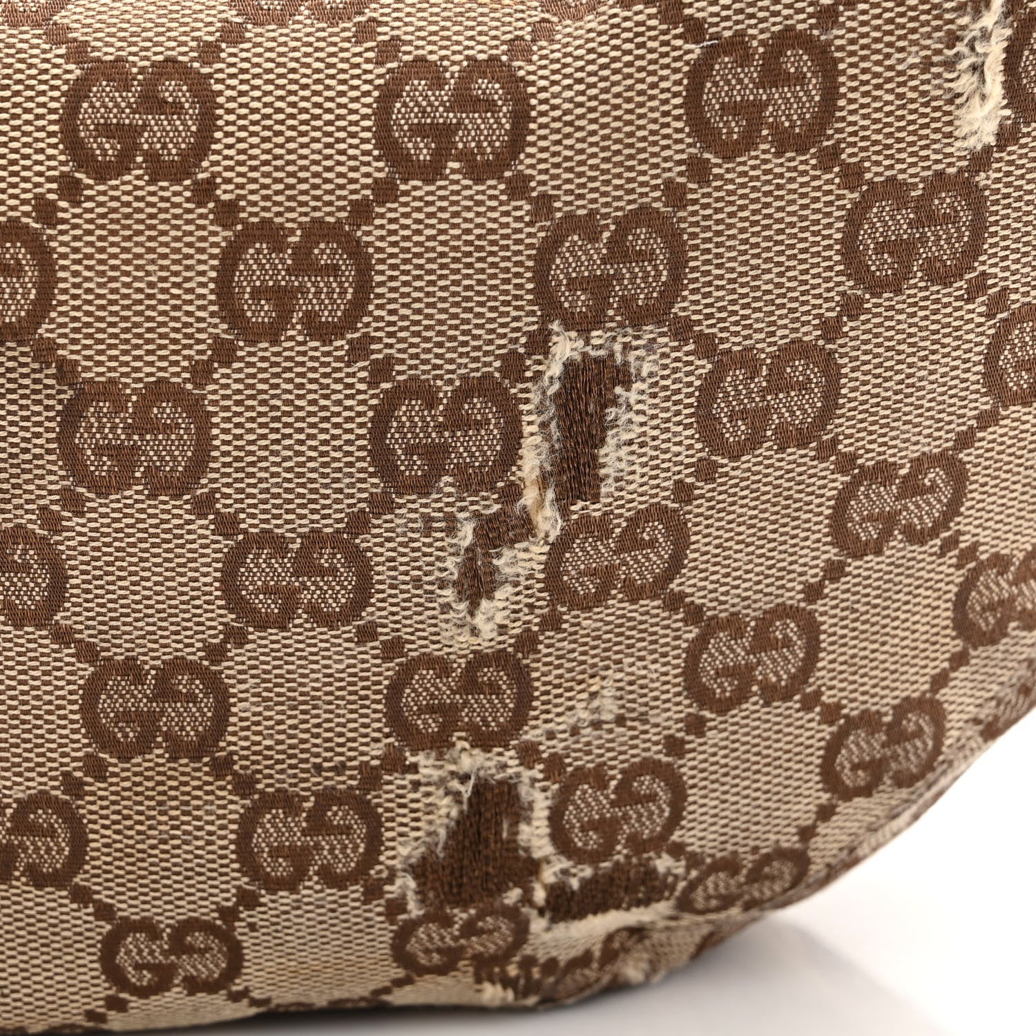 Gucci Monogram Bamboo Ring Hobo Aubergine 13 of 16