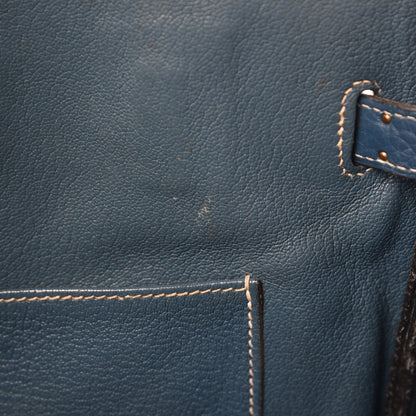 Hermes Taurillon Clemence Birkin 35 Bleu Thalassa 19 of 44