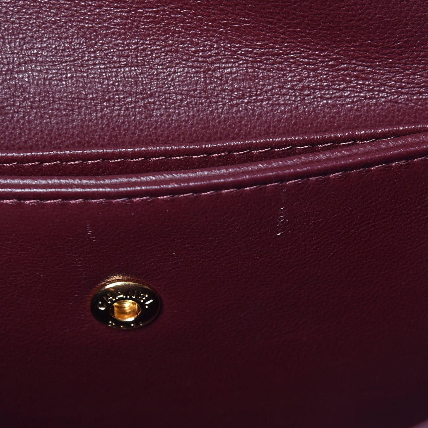 Lambskin Quilted Jumbo Coco Vintage Flap Brown