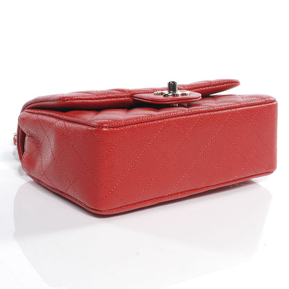 Chanel Caviar Quilted Mini Flap Red 4 of 8