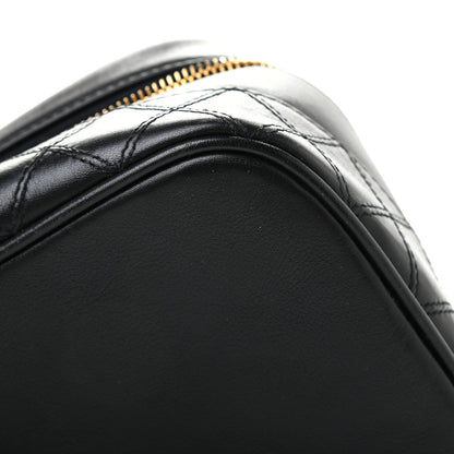 Chanel Lambskin Vanity Cosmetic Case Black 11 of 14