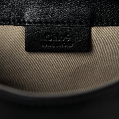 Chloe Suede Calfskin Mini Faye Backpack Black 5 of 9