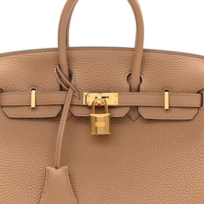 Hermes Togo Birkin 25 Chai 8 of 11