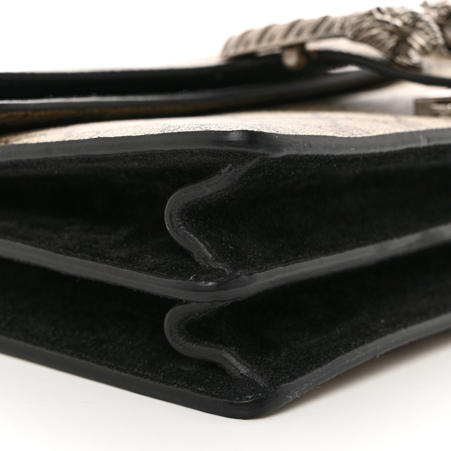 GG Supreme Monogram Small Dionysus Shoulder Bag Black