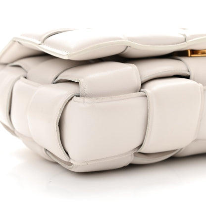 Bottega Veneta Nappa Maxi Intreccio Padded Cassette Crossbody Bag Chalk 9 of 11