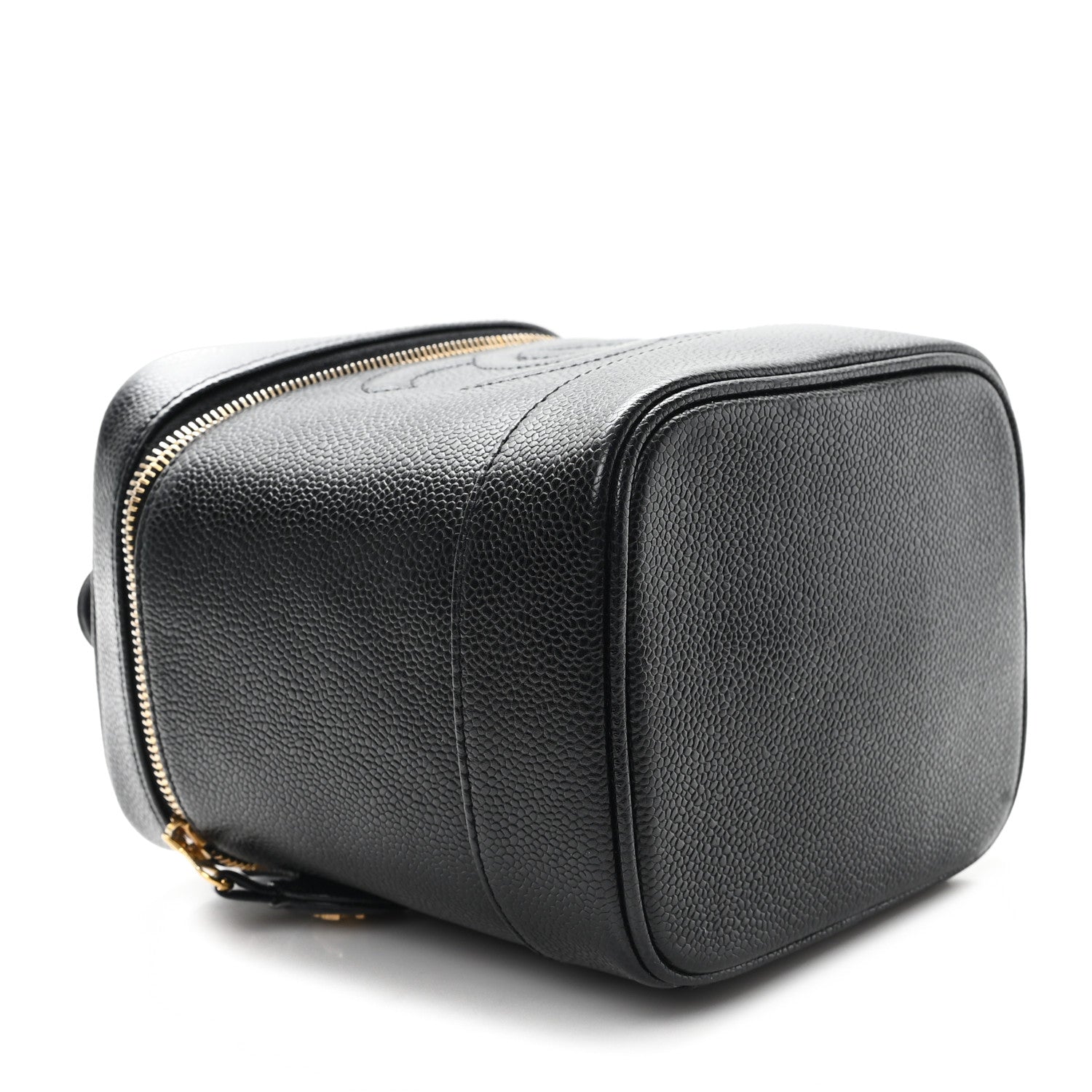 Chanel Caviar Vanity Cosmetic Case Black 4 of 8